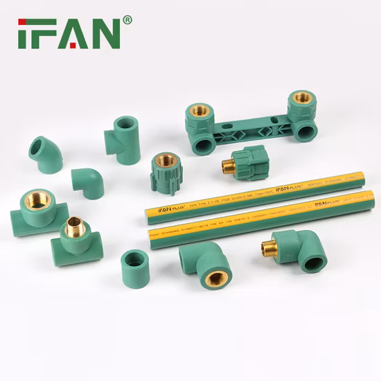 Ifanplus Top Quality Custom Green Pn25 PPR Pipe Fittings