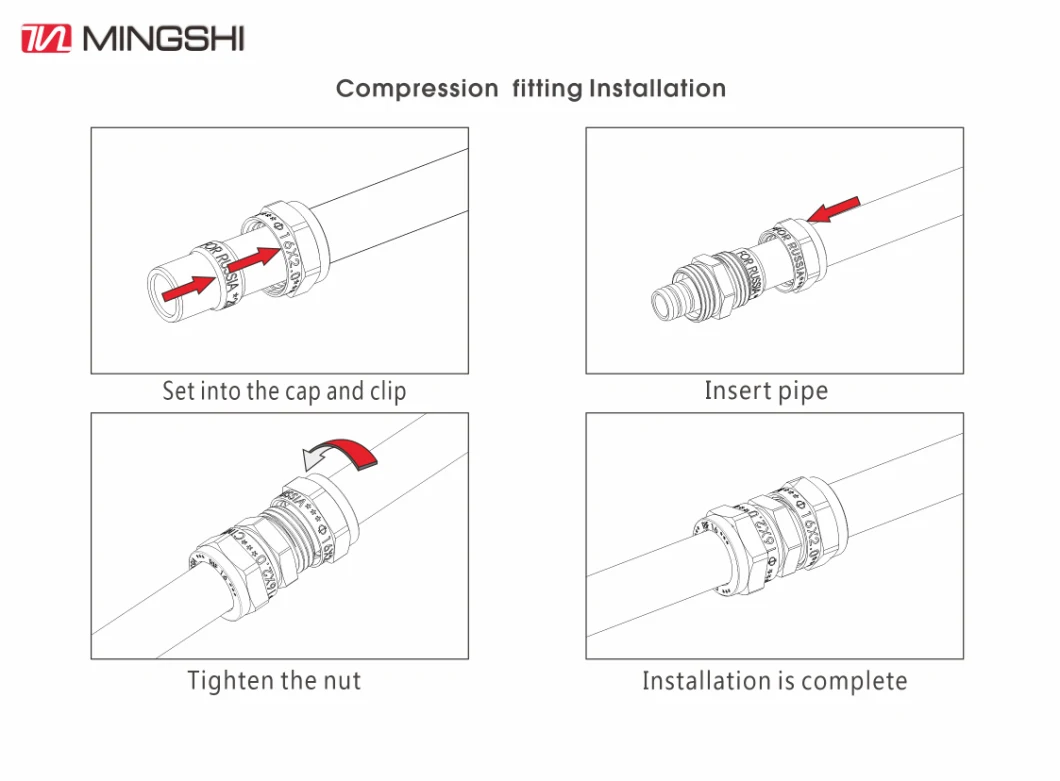 Pex Al Pex Gas Pipe with Aenor Acs Skz Watermark Wras Cstb Certificate