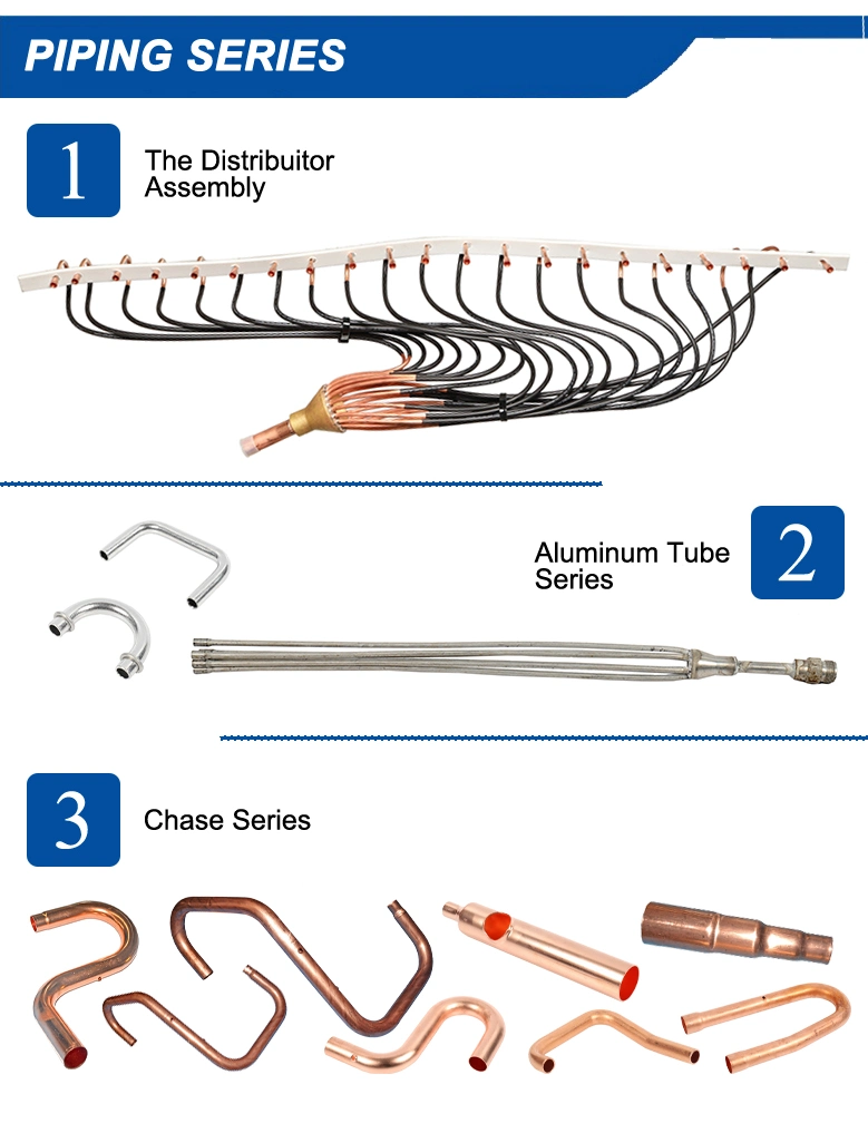 Copper Pipe Assembly for Underfloor Heating and HVAC System Air Conditioner Parts